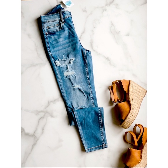 Last 1! Cello Jeans Distressed Skinny! Stretchy! - Picture 8 of 15
